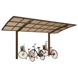 Einzelcarport »Portoforte Mini«, Typ 60, Außenmaß BxT: 201 x 495,4 cm, bronzefarben Einzelcarport »Portoforte Mini«, Typ 60, Außenmaß BxT: 201 x 495,4 cm, bronzefarben