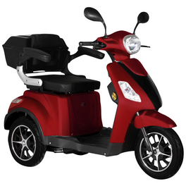 Elektromobil »Bologna«, max. 25 km/h, Reichweite: 50 km, rot