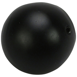 Endstück, Blues, Kugel, 20 mm, Schwarz