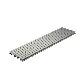 Entwässerungs- und Lüftungsprofil, BxL: 15 x 100 cm, Aluminium