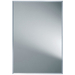 Facettenspiegel »Gennil«, rechteckig, BxH: 55 x 80 cm, silberfarben