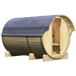 Fasssauna »3«, Fichtenholz, beige, 3 Personen, 5,8 m2 Fasssauna »3«, Fichtenholz, beige, 3 Personen, 5,8 m2