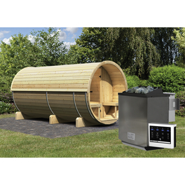 Fasssauna »4«, Fichtenholz, beige, 3 Personen, 6,9 m2 Fasssauna »4«, Fichtenholz, beige, 3 Personen, 6,9 m2