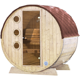 Fasssauna »Mini«, Fichtenholz, beige, 3 Personen Fasssauna »Mini«, Fichtenholz, beige, 3 Personen