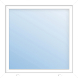 Fenster »76/3 «, Gesamtbreite x Gesamthöhe: 90 x 100 cm, Glassstärke: 33 mm, weiß