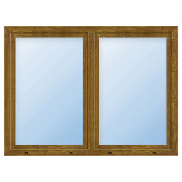 Fenster »77/3 MD«, Gesamtbreite x Gesamthöhe: 105 x 120 cm, Glassstärke: 33 mm, weiß/golden oak