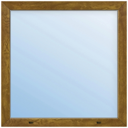 Fenster »77/3 MD«, Gesamtbreite x Gesamthöhe: 105 x 155 cm, Glassstärke: 33 mm, weiß/golden oak
