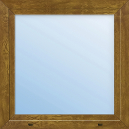 Fenster »77/3 MD«, Gesamtbreite x Gesamthöhe: 120 x 65 cm, Glassstärke: 33 mm, weiß/golden oak
