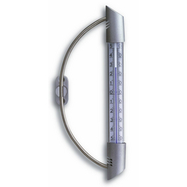Fensterthermometer, Breite: 10,3 cm, edelstahl|Kunststoff