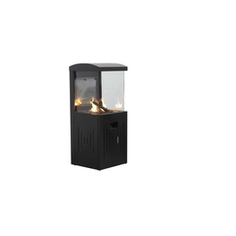 Feuerstelle, eckig, aluminium