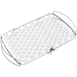 Fisch- und Gemüsehalter, Edelstahl, BxHxT: 46 x 6 x 32 cm Fisch- und Gemüsehalter, Edelstahl, BxHxT: 46 x 6 x 32 cm
