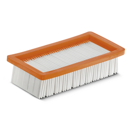 Flachfaltenfilter, für Flachfaltenfilter für langanhaltende Saugleistung