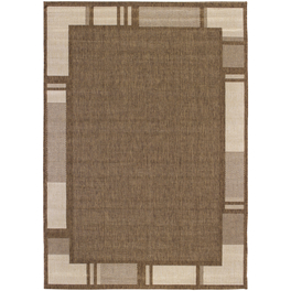 Flachgewebe-Teppich »Louisiana«, BxL: 120 x 170 cm, braunbeige