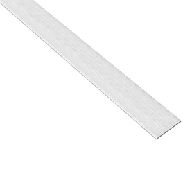 Flachstange, LxBxH: 2000 x 25 x 2 mm, edelstahlfarben