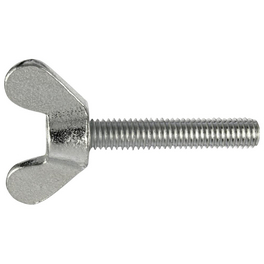 Flügelschraube, 4 mm, Metall, 4 Stück
