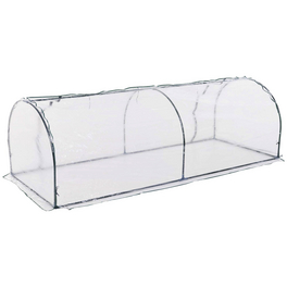 Folien-Gewächshaus, BxHxL: 100 x 80 x 250 cm Folien-Gewächshaus, BxHxL: 100 x 80 x 250 cm