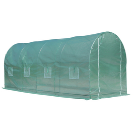 Folien-Gewächshaus, BxHxL: 200 x 210 x 500 cm Folien-Gewächshaus, BxHxL: 200 x 210 x 500 cm