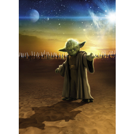 Fototapete »STAR WARS Master Yoda«, bunt, BxL: 184 x 254 cm, glatt