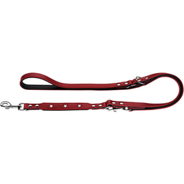 Führleine »Macic Star«, Gr. 200 cm, rot/schwarz Führleine »Macic Star«, Gr. 200 cm, rot/schwarz