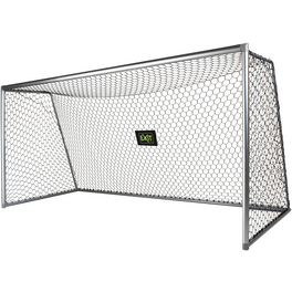 Fußballtor, 500 x 200 cm, Aluminium, grau