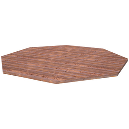 Fußboden für Pavillon »Betty 2«, BxHxT: 465 x 2,8 x 465 cm, braun, Holz