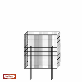Gabione »Limes Pico«, BxHxL: 23 x 120 x 115 cm, Stahl