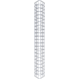 Gabionensäule, silbergrau, Maschenweite 5 cm x 5 cm