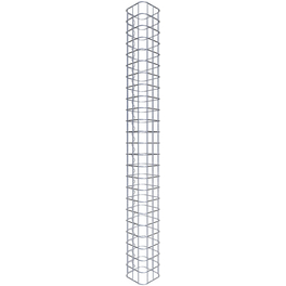 Gabionensäule, silbergrau, Maschenweite 5 cm x 5 cm