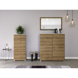 Garderobe, (BxLxH): 227,2 x 33,1 x 187 cm, brombeer