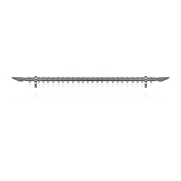 Gardinenstange, Länge: 10 cm, 1-läufig, Metall