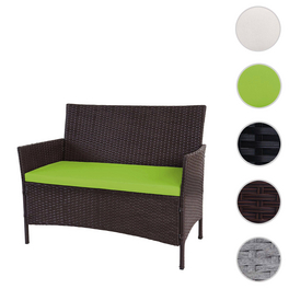 Gartenbank »Halden«, BxHxT: 106 x 83 x 60, braun-meliert