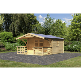 Gartenhaus, BxT: 404 x 475 cm (Aufstellmaße), Satteldach Gartenhaus, BxT: 404 x 475 cm (Aufstellmaße), Satteldach