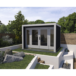 WEKA Gartenhaus »Premium«, BxT: 380 x 450 cm (Aufstellmaße), Satteldach