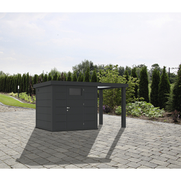 Gartenhaus »Eleganto 2424«, BxHxT: 405 x 227 x 238 cm, Metall, mit Seitendach rechts