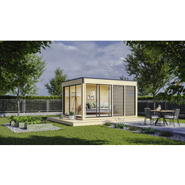 Gartenhaus »Finn Cube Typ 1«, BxT: 429 x 328 cm (Außenmaß), Elementbauweise
