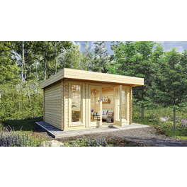 Gartenhaus »Malmö 44-C«, BxT: 440 x 440 cm (Außenmaß), Blockbauweise