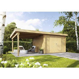 Gartenhaus »Pulti 34-B Typ 1«, BxT: 620 x 280 cm (Außenmaß), Blockbauweise