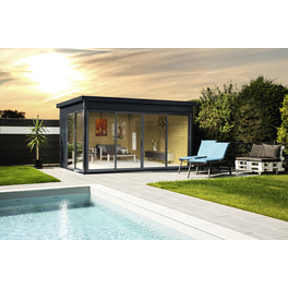 Gartenhaus »Studio 44-D in Anthr«, BxT: 446 x 368 cm (Außenmaß), Blockbauweise