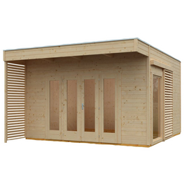 Gartenhaus »Tokio 4«, BxT: 402 x 502 cm (Aufstellmaße), Flachdach