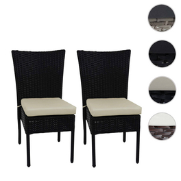 Gartensessel »MVG-G19«, 2er Set, schwarz, stapelbar