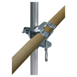 Geländer-Klemme, mit Teleskopstange, Aluminium | verzinkt, Silber Geländer-Klemme, mit Teleskopstange, Aluminium | verzinkt, Silber