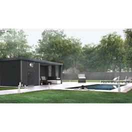 Gerätehaus »Eleganto 2424«, 15 m³, BxT: 522 x 238 cm mit Lounge