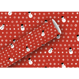 Geschenkpapier Little Snowmen, 2 m x 70 cm