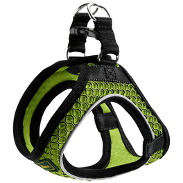 Geschirr, M-L, polyester/mesh, limettengrün