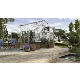Gewächshaus »Cassandra«, 11,5 m², Aluminium/ESG Glas, winterfest Gewächshaus »Cassandra«, 11,5 m², Aluminium/ESG Glas, winterfest