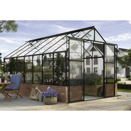 Gewächshaus »Cassandra«, 11,5 m², Aluminium/ESG Glas, winterfest Gewächshaus »Cassandra«, 11,5 m², Aluminium/ESG Glas, winterfest