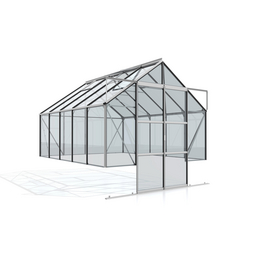 Gewächshaus »Cassandra«, 8,3 m², Aluminium/ESG Glas, winterfest Gewächshaus »Cassandra«, 8,3 m², Aluminium/ESG Glas, winterfest