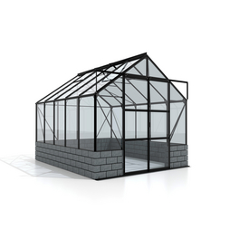 Gewächshaus »Cassandra«, 8,3 m², Stein/Aluminium/ESG Glas, winterfest