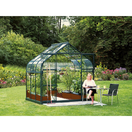 Gewächshaus »Dione«, 5 m², Aluminium/Glas, winterfest Gewächshaus »Dione«, 5 m², Aluminium/Glas, winterfest