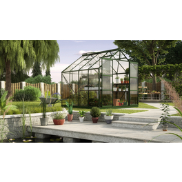 Gewächshaus »Uranus 6700«, 6,7 m², Aluminium/Glas, winterfest Gewächshaus »Uranus 6700«, 6,7 m², Aluminium/Glas, winterfest